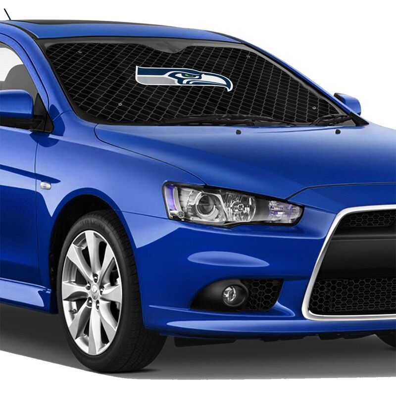 Seattle Seahawks Print Car windshield sunshades is suitable front Car windshield sunshades