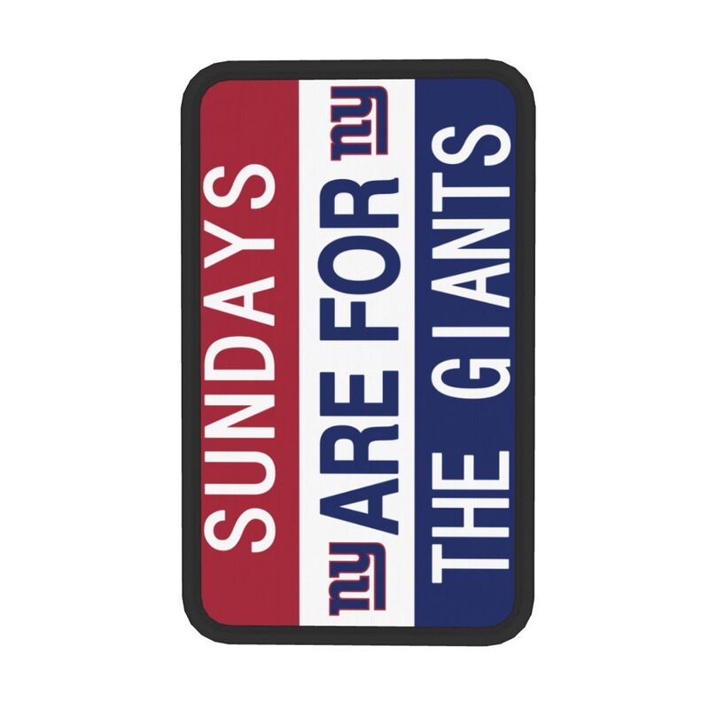 New York Giants Personalized printed car armrest cover Car handrail box cushion