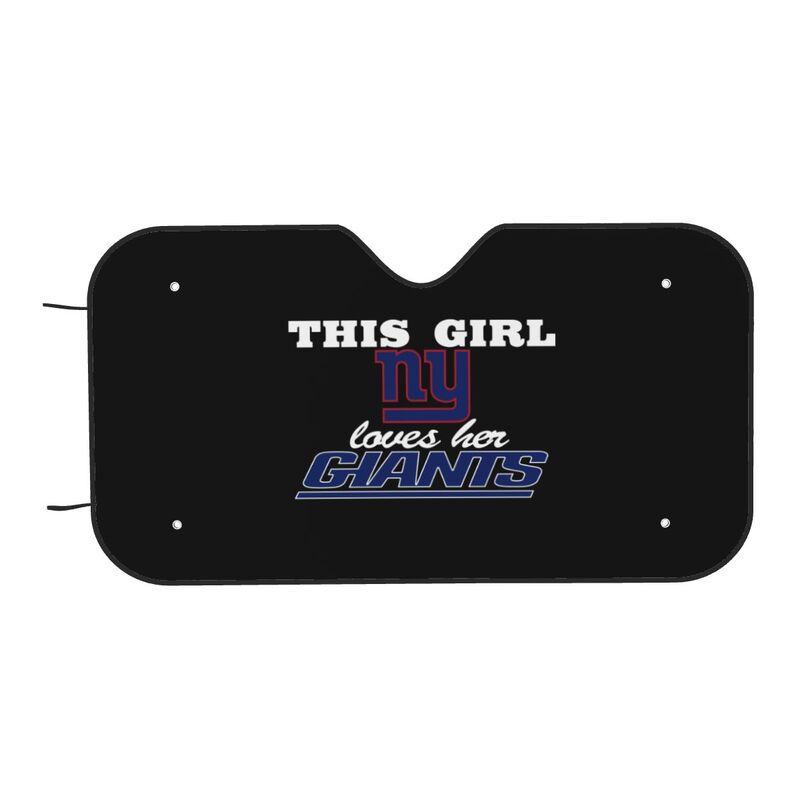 New York Giants Printing multi size car front windshield sunshade car windshield sunshade