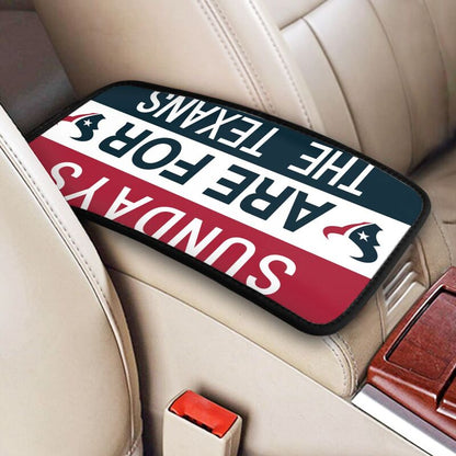 Houston Texans Personalized printed car armrest cover Car handrail box cushion