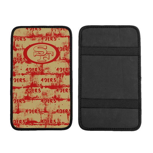 San Francisco 49ers print Car armrest box protective cover car center console armrest pad