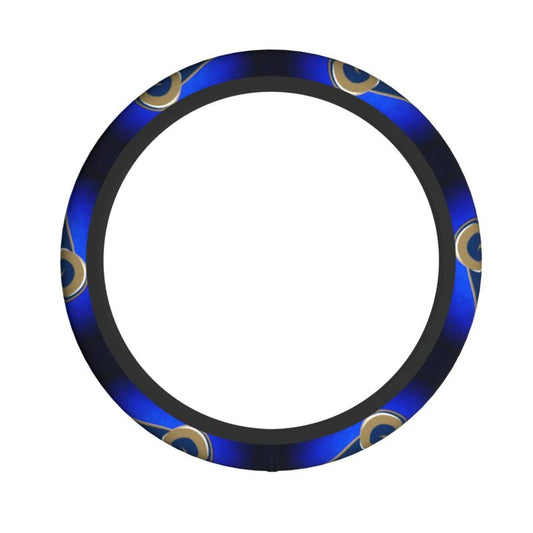 Los Angeles Rams 4 Printed breathable elastic steering wheel protective cover