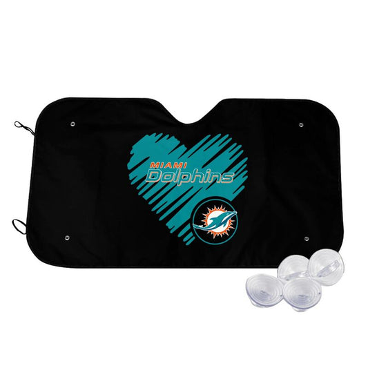 Miami Dolphins Printing is suitable car front windshield sunshades Car windshield sunshades