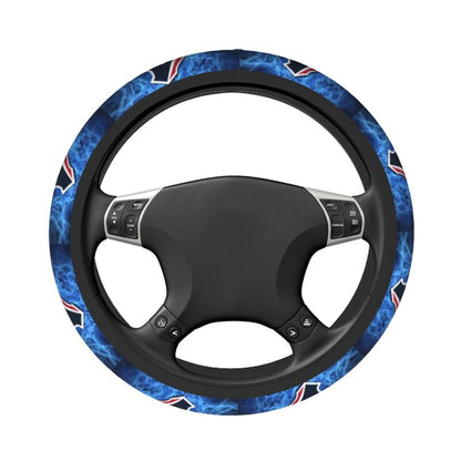 Houston Texans Printed breathable elastic steering wheel cover anti slip cover