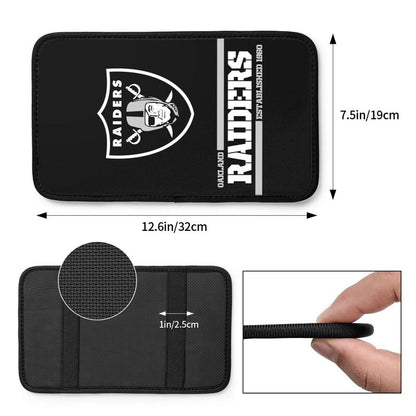 Las Vegas Raiders Printed car armrest box pad Protective pad