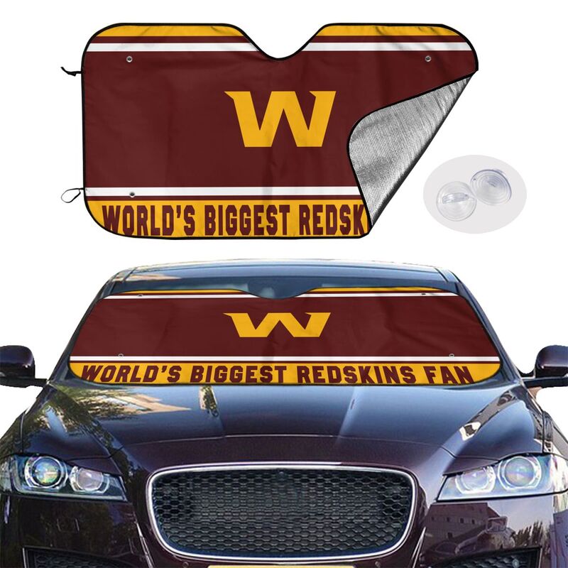 Washington Redskins Printing is suitable for car front windshield sunshades Car windshield sunshades