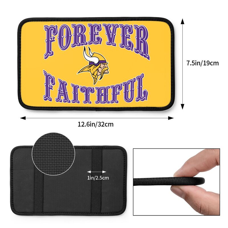 Minnesota Vikings Print car armrest box cover armrest protective cover