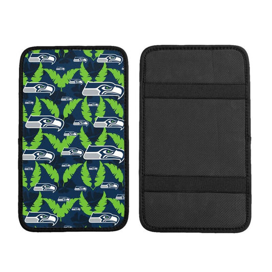 Seattle Seahawks printing Center console armrest pad car armrest protective cover car