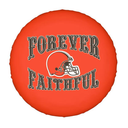 Cleveland Browns Printing car spare tire dust protection cover tire protection cover