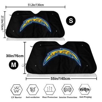 San Diego Chargers 2 Print suitable for front Car windshield sunshades Car windshield sunshades
