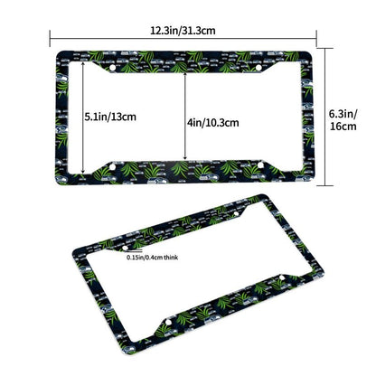 Seattle Seahawks Print Car license plate frame four hole license plate holder (one pair)