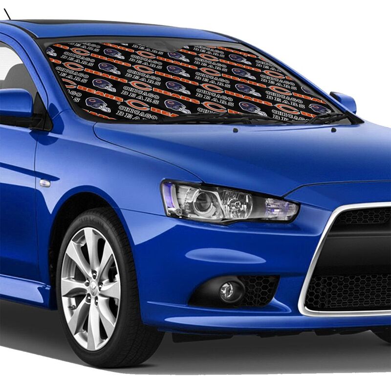 Chicago Bears Printed suitable for front Car windshield sunshades Car windshield sunshades