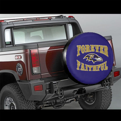 Baltimore Ravens Printing car spare tire dust protection cover tire protection cover