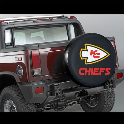 Kansas City Chiefs 2 Print tire protection covers car sunscreen tire protection covers