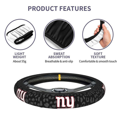 New York Giants Printed elastic steering wheel cover car anti-skid cover