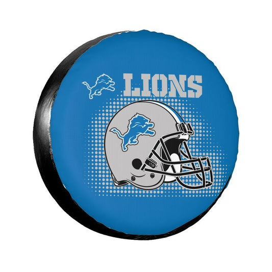 Detroit Lions Printed tire protection cover car sun protection tire protection cover