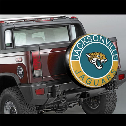 Jacksonville Jaguars Printed tire protection cover car spare tire dust protection covers