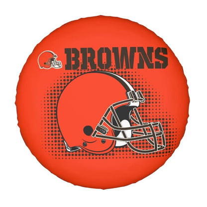 Cleveland Browns Printed tire protection cover car sun protection tire protection cover