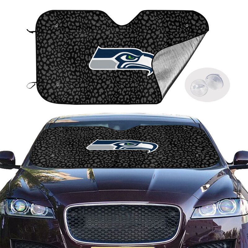 Seattle Seahawks Printed Car windshield sunshades is suitable front Car windshield sunshades