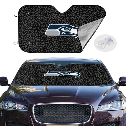 Seattle Seahawks Printed Car windshield sunshades is suitable front Car windshield sunshades