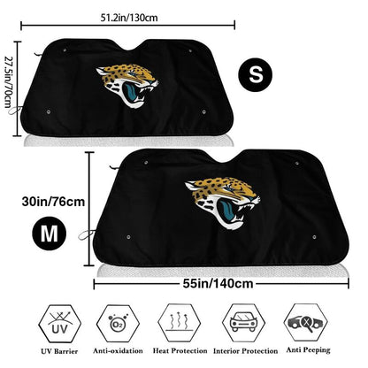 Jacksonville Jaguars Print suitable for front Car windshield sunshades Car windshield sunshades