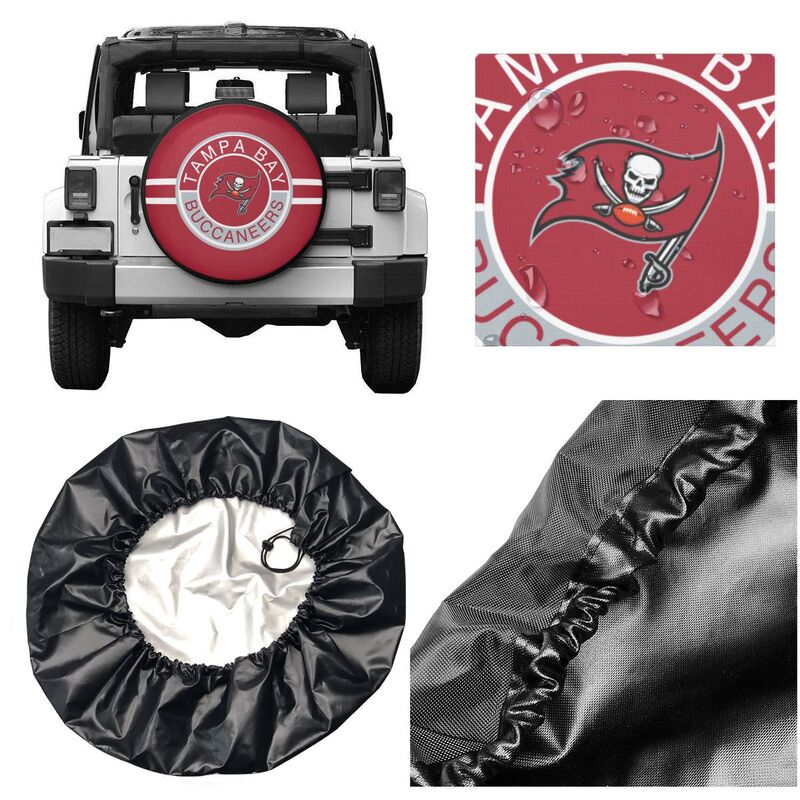 Tampa Bay Buccaneers Print tire protection cover car sun protection tire protection cover