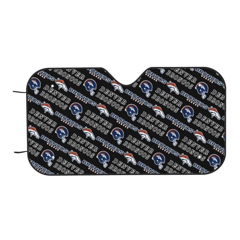Denver Broncos Printed suitable for front Car windshield sunshades Car windshield sunshades