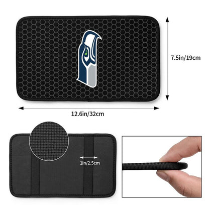 Seattle Seahawks Printed protective pad for car armrest box