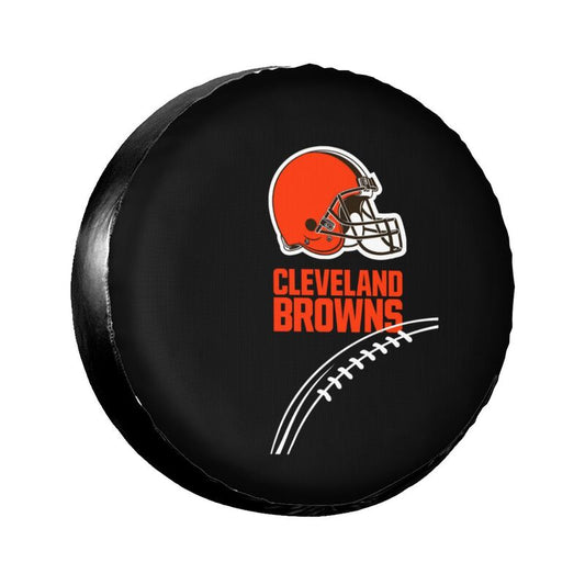 Cleveland Browns 2 Printing tire protection cover car sun protection tire protection covers
