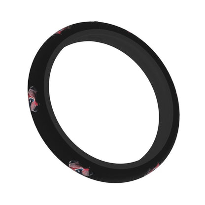 Houston Texans 4 Printed breathable elastic steering wheel cover anti slip cover