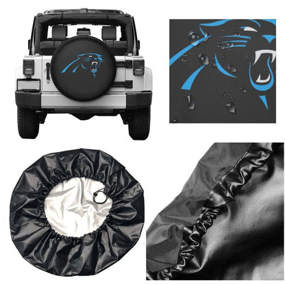 Carolina Panthers car dustproof sunscreen tyre protective cover Tyre protective cover