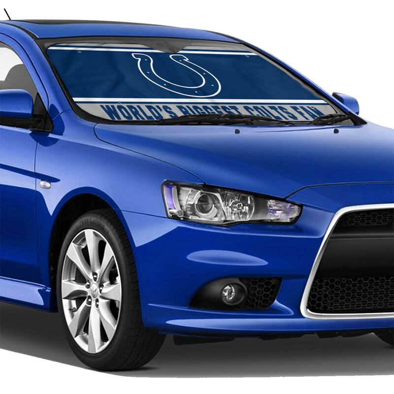 Indianapolis Colts Printing is suitable for car front windshield sunshades Car windshield sunshades