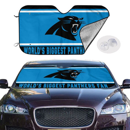 Carolina Panthers Printing is suitable for car front windshield sunshades Car windshield sunshades