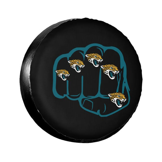 Jacksonville Jaguars Print tire protection cover car spare tire dust protection covers