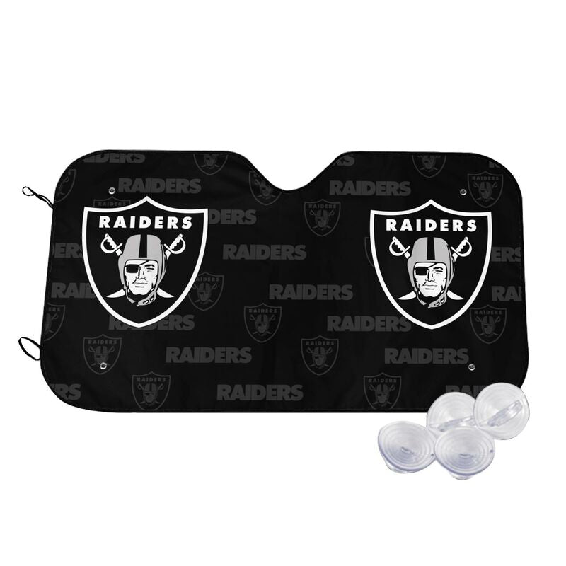 Las Vegas Raiders Print Car windshield sunshades is suitable for front Car windshield sunshades