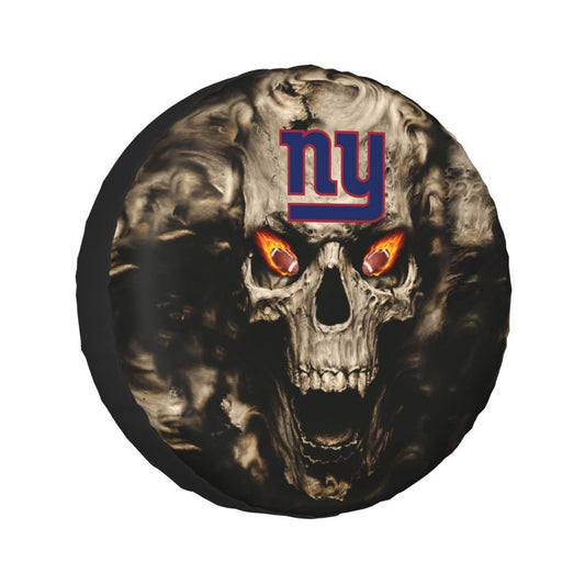 New York Giants print Skull print car tire cover tire dust cover