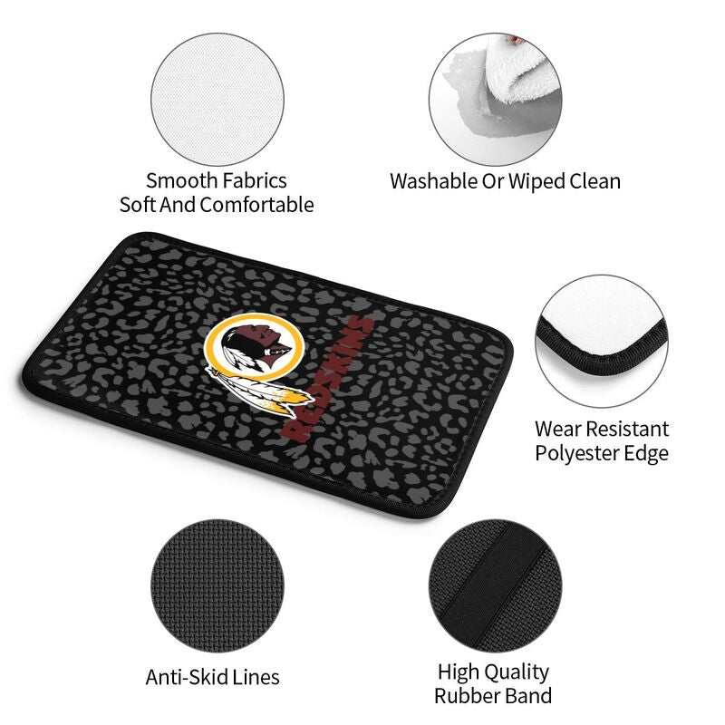 Washington Redskins 2 printed Car handrail box cushion Personalized car armrest cover