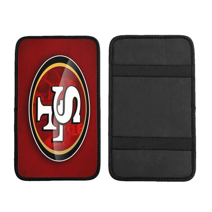 Car armrest box pad San Francisco 49ers 1 Printed central armrest box cushion protective pad
