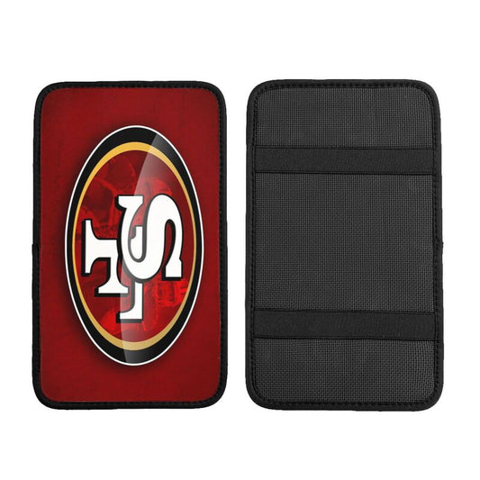 Car armrest box pad San Francisco 49ers 1 Printed central armrest box cushion protective pad
