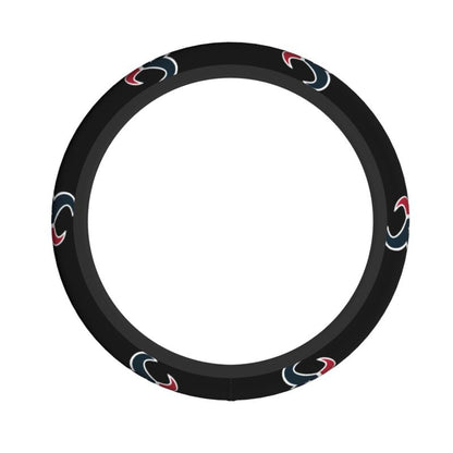 Houston Texans 1 Printed breathable elastic steering wheel cover anti slip cover