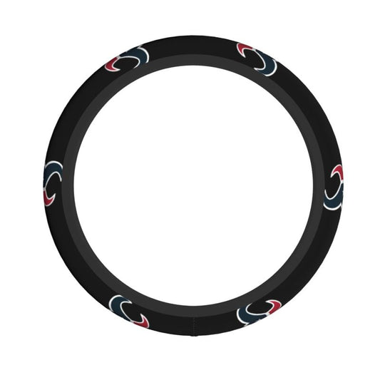 Houston Texans 1 Printed breathable elastic steering wheel cover anti slip cover
