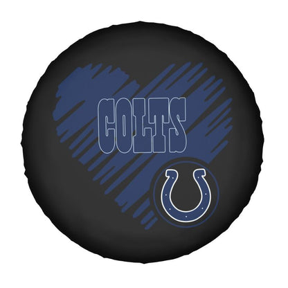 Indianapolis Colts Printed car spare tire dust protection cover tire protection cover