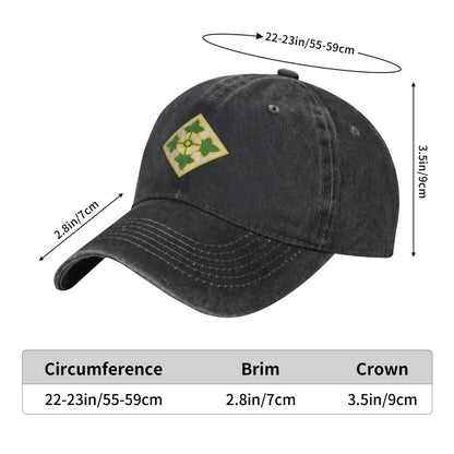 4th Infantry Division CSIB2 Printed unisex baseball cap outdoor hats adjustable cap trucker gift hat