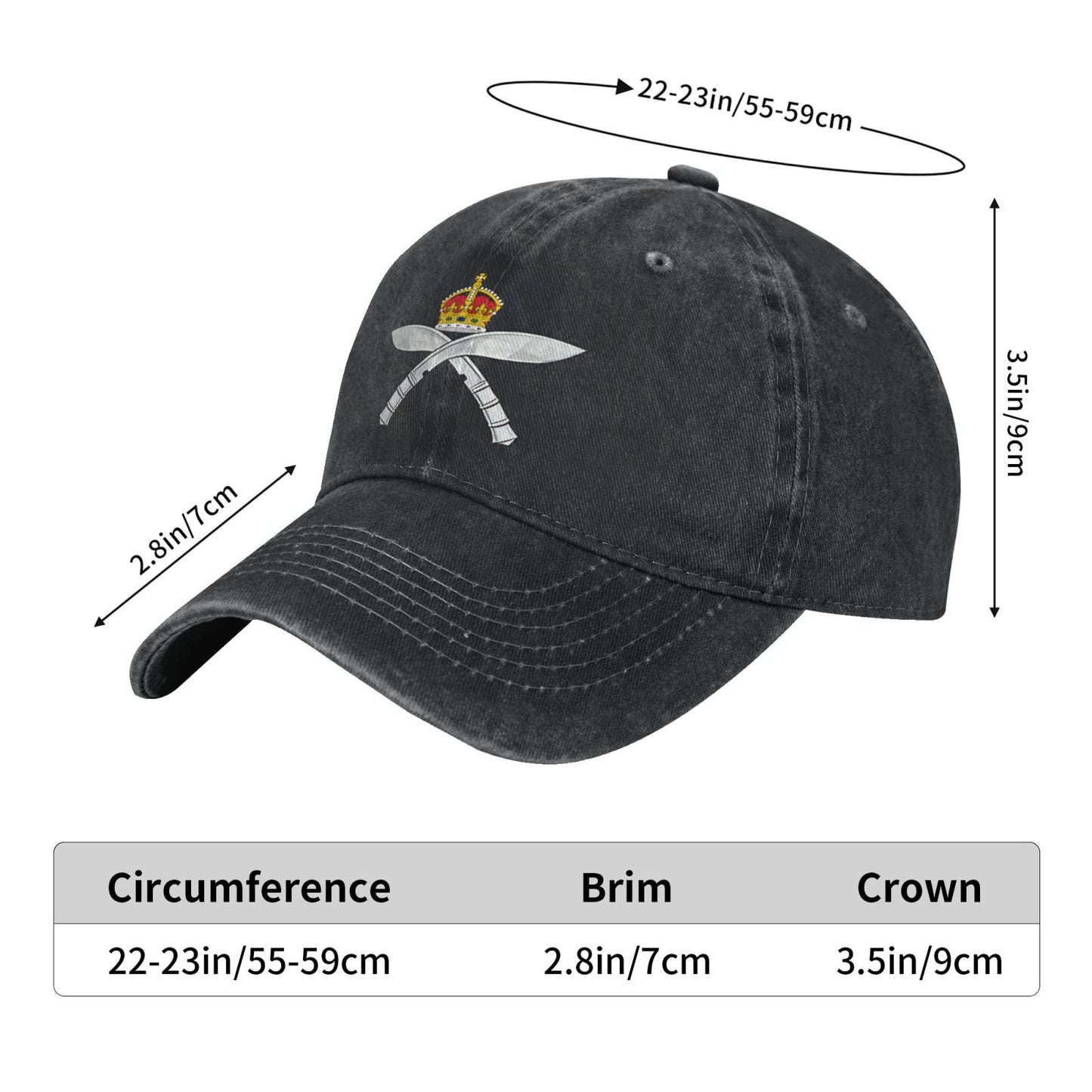 Royal Gurkha Rifles Cap Badge Printed unisex baseball cap adjustable cap outdoor trucker hat veterans Gifts