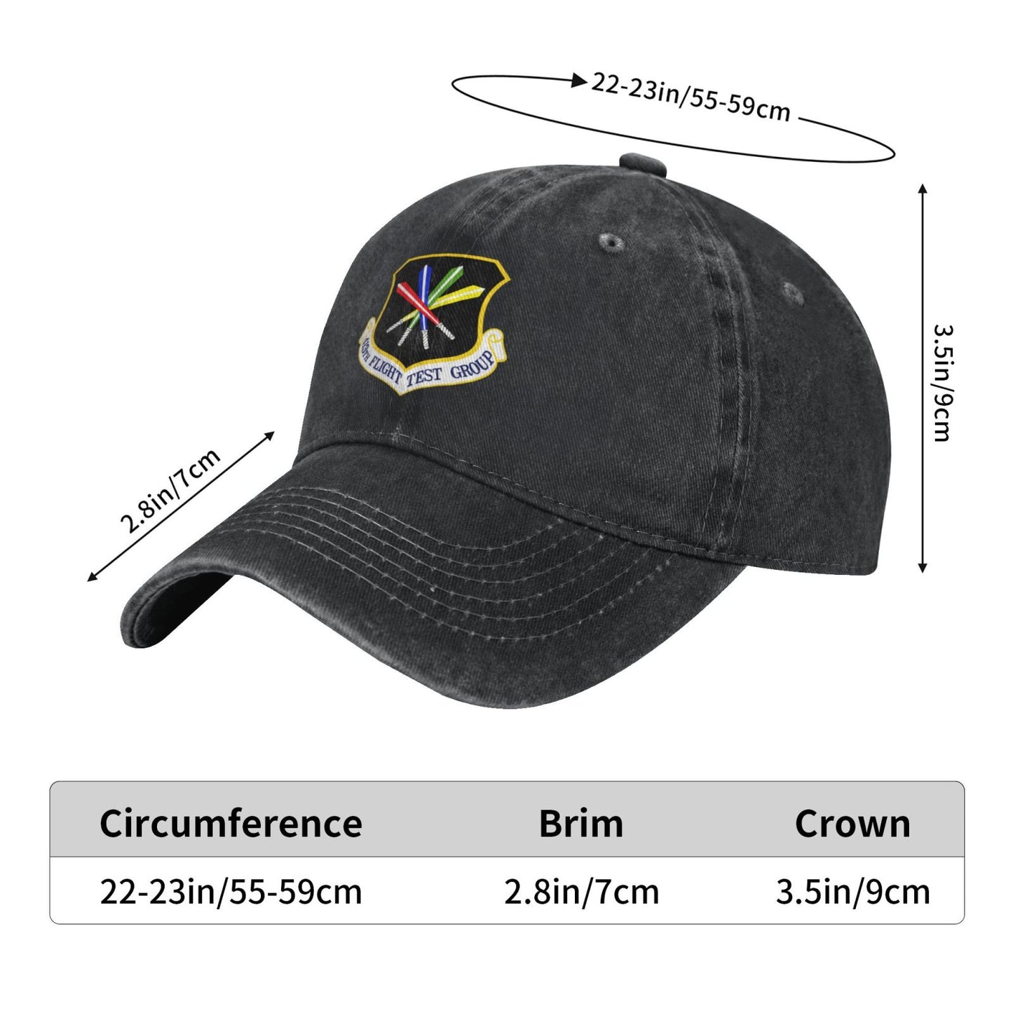 USAF-413fth Flight Test Group Printed unisex baseball cap adjustable cap veteran gift