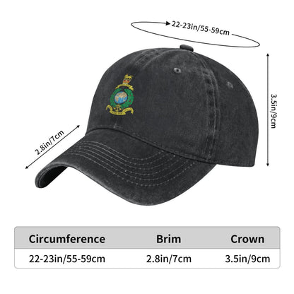 RoyalMarineBadge Printed unisex baseball cap adjustable cap outdoor trucker hat veterans Gifts