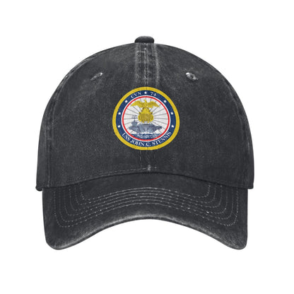 USS John C. Stennis (CVN-74) Printed unisex baseball cap adjustable cap veteran gift