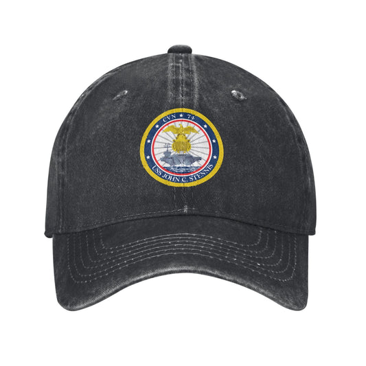 USS John C. Stennis (CVN-74) Printed unisex baseball cap adjustable cap veteran gift