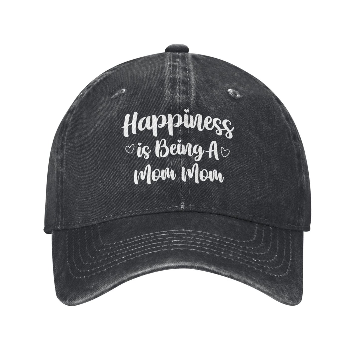 Happiness Is Being A Mom Mom Printed unisex baseball cap adjustable cap outdoor sun hats trucker hat