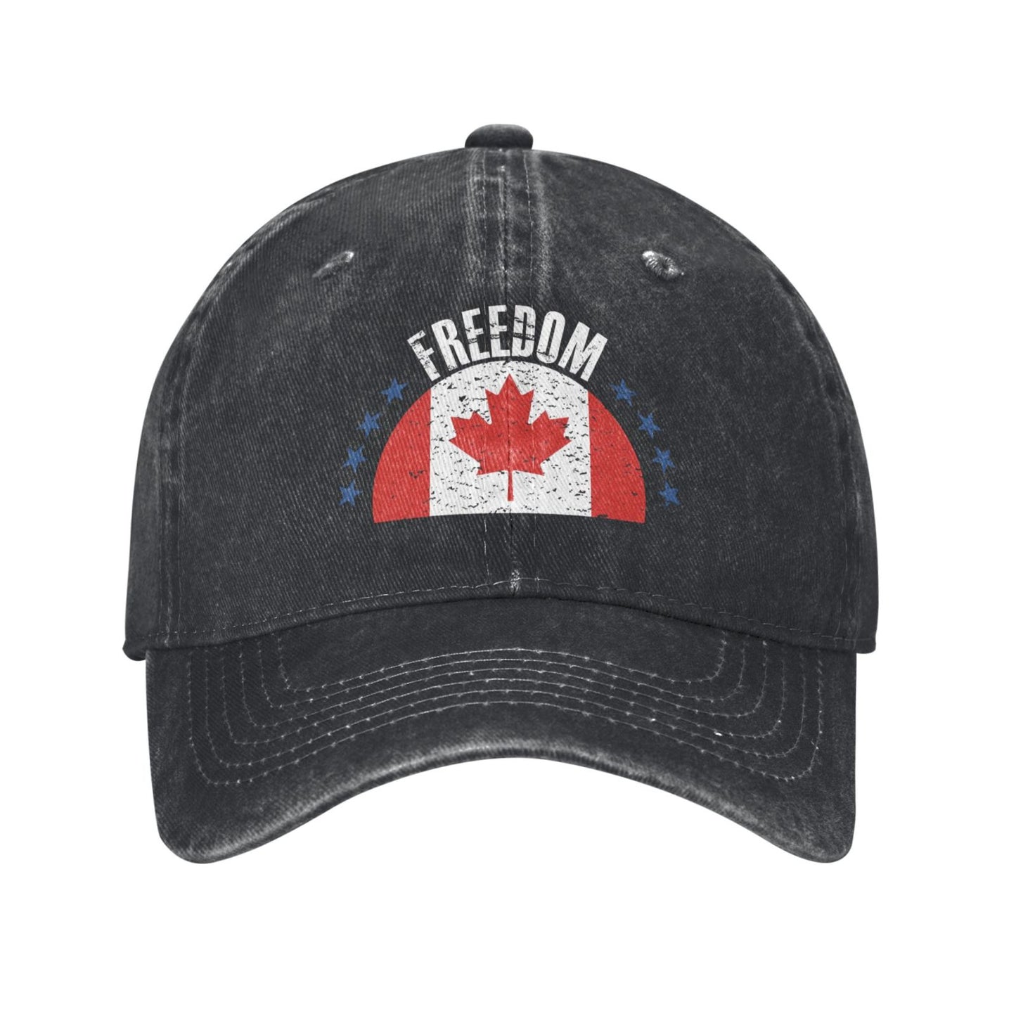 Canada Flag And Freedom Printed unisex baseball cap adjustable cap outdoor sun hats trucker hat